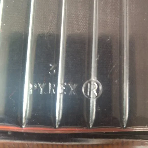 Pyrex 503-C Refrigerator Dish Clear Glass Replacement Lid Only All-Over Rib Top - Picture 5 of 6